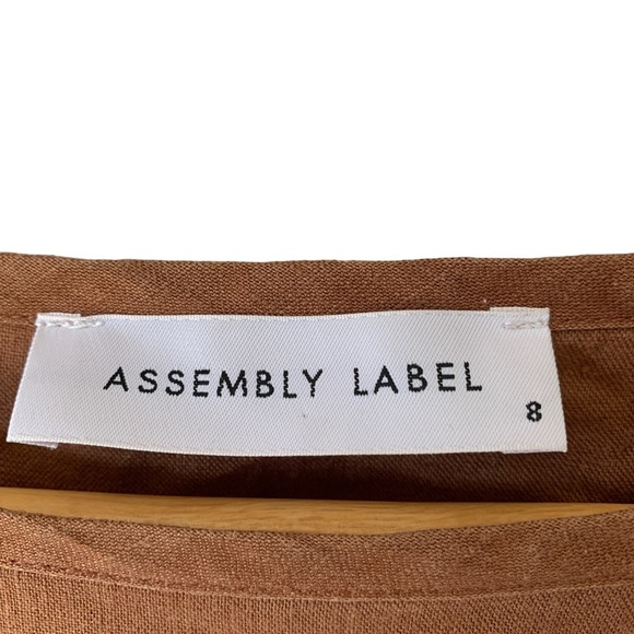 Assembly Label Brown Short Sleeve Tee - Picture 8 of 10